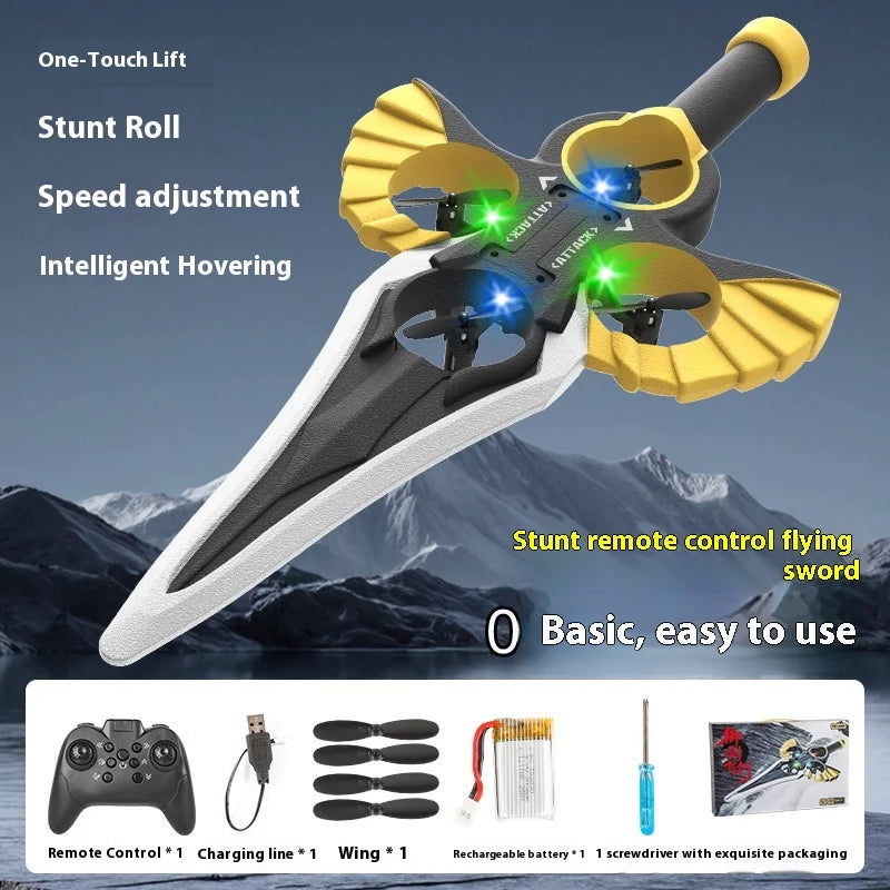 Gesture Controlled Flying Sword Drone with Remote Control Handle model A Tidesmit