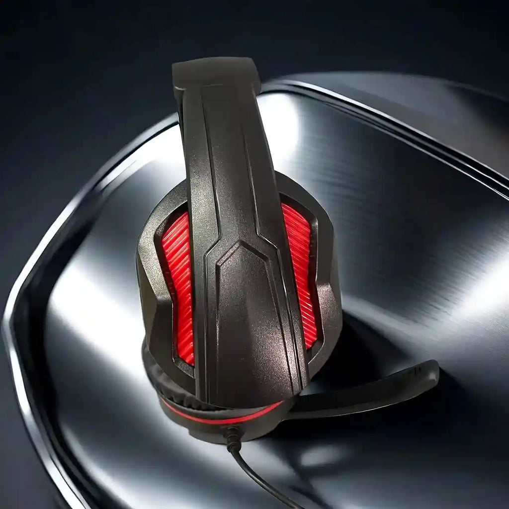 Gaming Headset with Mic | Deep Bass Over-Ear Wired Audio by Tidesmit Tidesmit