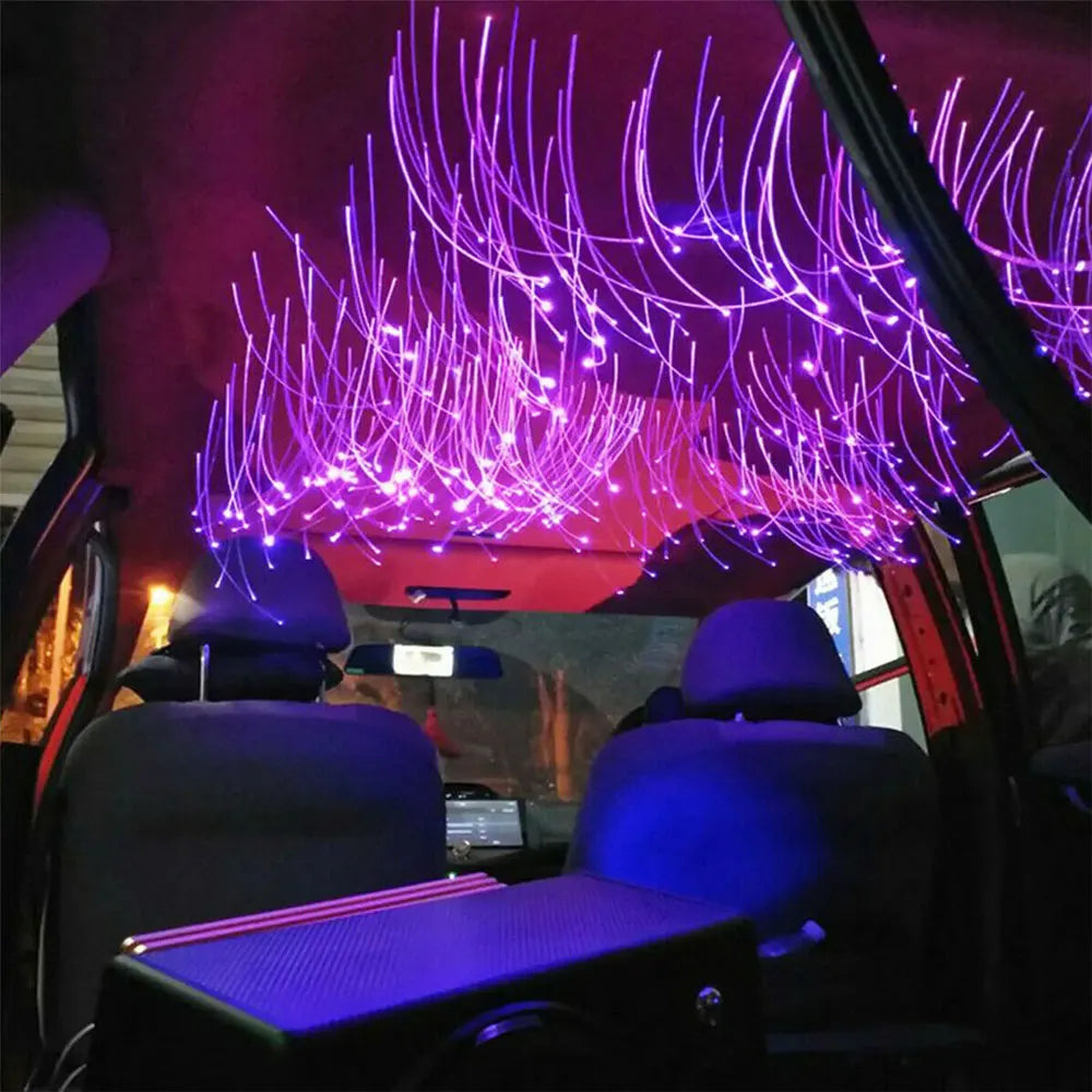 Car Roof Star Light Kit RGB LED Fiber Optic Ceiling 1000 Pcs Tidesmit