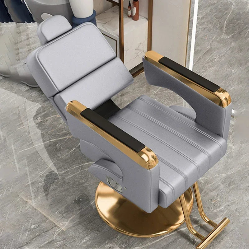 Barber Shop Hydraulic Chair: 360-Degree Swivel Salon Seating Massage Chairs Style-9 Tidesmit