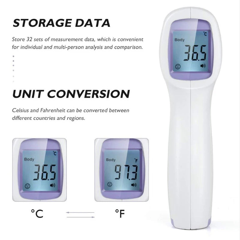 Arm Blood Pressure Monitor Sphygmomanometer Tonometer Tensiometer + Pulse Oximeter Finger Clip Pulse Monitor + Body Thermometers