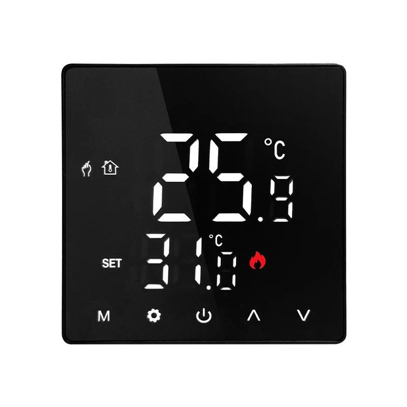 PSSRISE WiFi Thermostat Room Temperature Controller of Water Electric Floor Heating Gas Boiler Humidity Work with Googles Home