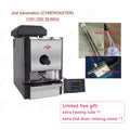 ITOP Cyberoaster 2nd Gen coffee bean roaster with stainless steel finish, digital display, and spare parts included.