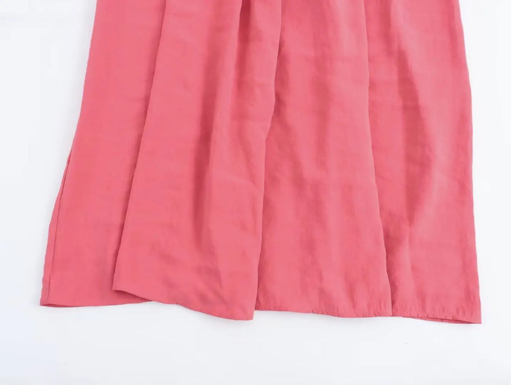 MUJER 2025 Red Slip Maxi Dress Women Sexy Backless Long Dresses for Woman Summer Beach Female Dress Draped Party Dresses Women