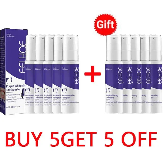 5D Teeth Whitening Toothpaste for Fresh Breath and Oral Care Lip Care Buy 5 Get 5 Free Tidesmit