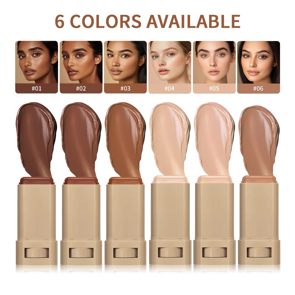 Tidesmit foundation stick serum boosted skin tint balm with moisturizing plumping formula for even natural makeup