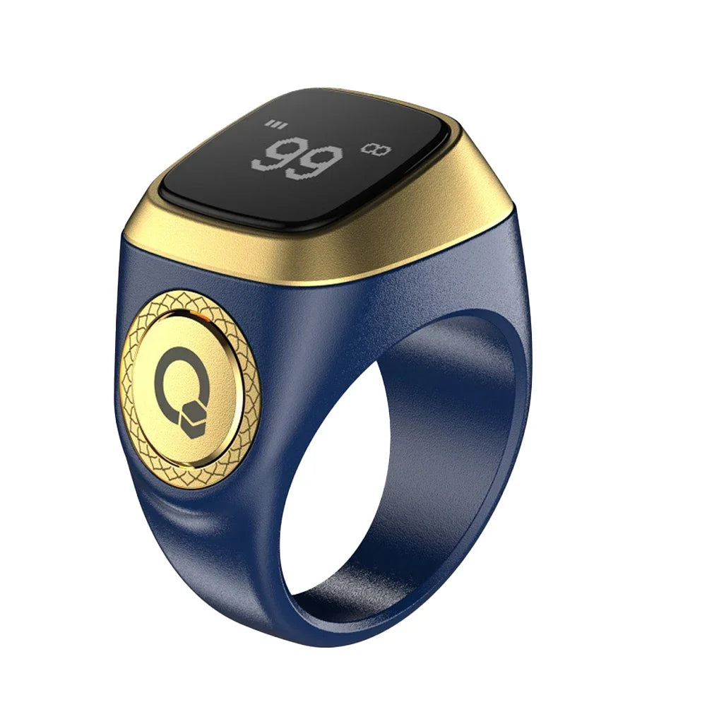 IQibla Smart Zikr Ring Waterproof Smart Finger Ring With Digital Counter And Vibration Reminder Smart Ring With Display China Mainland Tidesmit