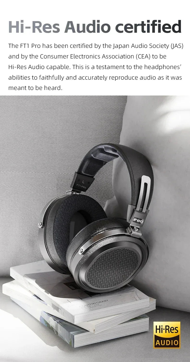 FiiO FT1 Pro Planar Magnetic Headphones Hi-Res Audio | Tidesmit Tidesmit