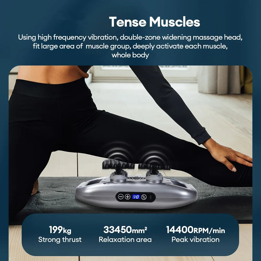 Deep Tissue Massage Gun: Portable Electric Muscle Recovery Massager Back Massage Instrument Tidesmit