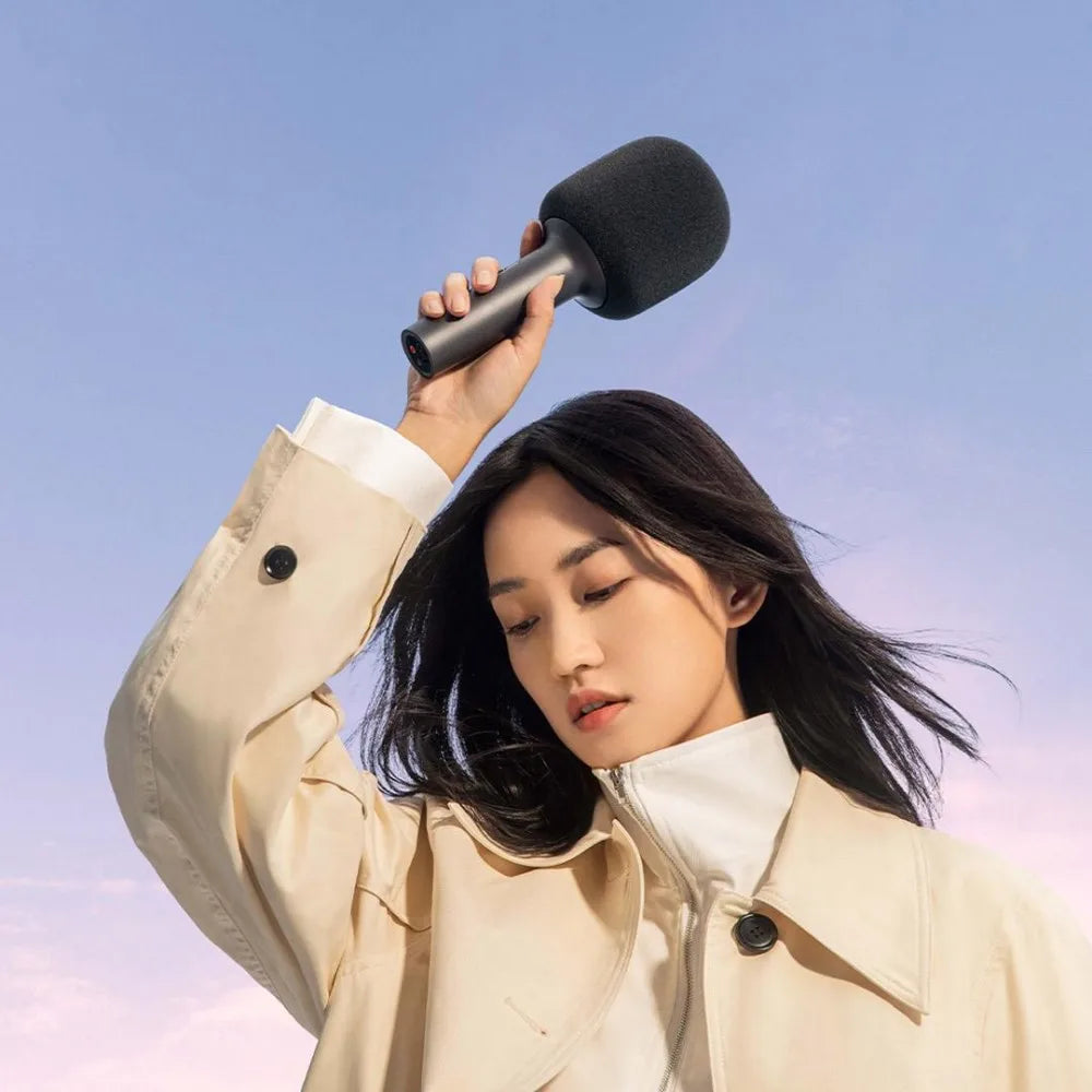 Mijia K-Song Microphone wireless bluetooth 5.1 DSP Noise Cancellation Stereo Sound Effect Double Duet with 9 Kinds Sound CN