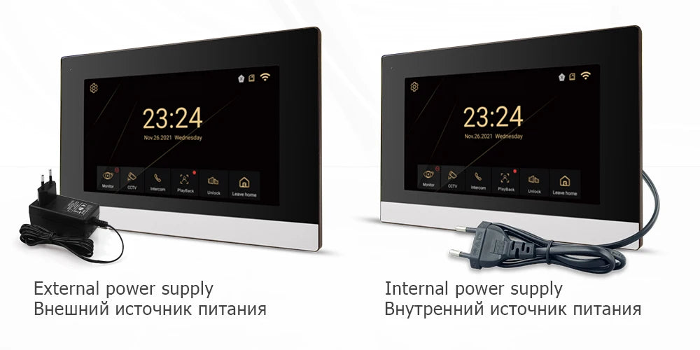 Video Intercom System 1080P Tuya WiFi  Video Door Bell Wireless Video DoorPhone with RFID  Unlock Door Camera