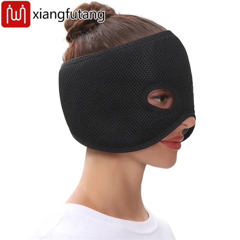 Heated Facial Mask for Sinus Relief with 3 Temperature Settings Massage Cushion Tidesmit
