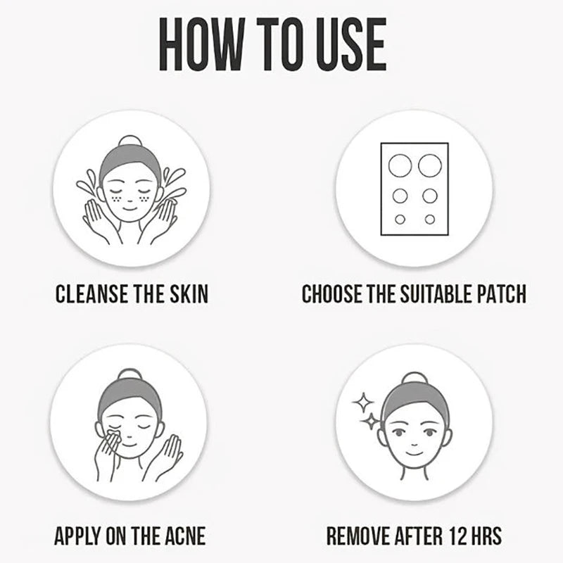 360Pcs Colorful Invisible Pimple Removal Anti-Acne Hydrocolloid Patches Spots Marks Concealer Beauty Makeup Tool Repair Sticker