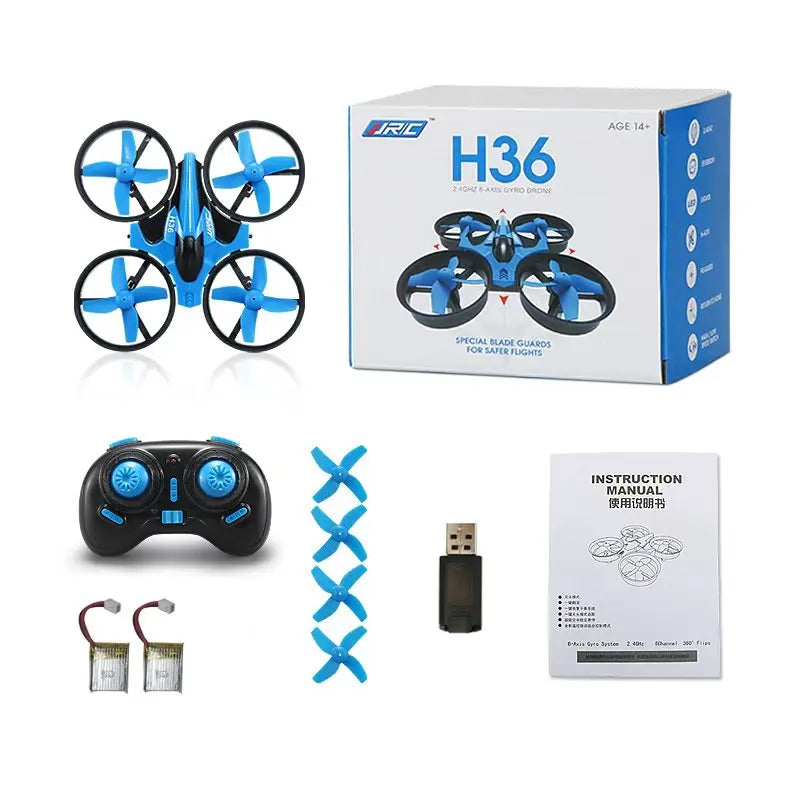 Mini RC Drone for Kids with Headless Mode and 360 Flips - Tidesmit Blue-2Battery Tidesmit
