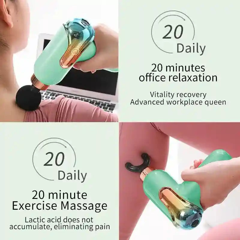 Fascia Gun Deep Tissue Massager - Portable Rechargeable Recovery Tool Fascia Gun Tidesmit