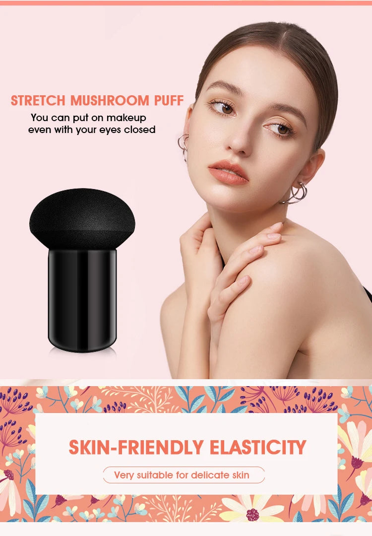 Tidesmit Mushroom Air Cushion BB cream texture close-up showing moisturizing plant-based foundation coverage