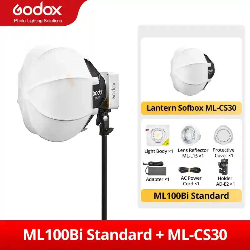 Tidesmit 120W Bi-Color LED Video Light for Content Creation ML100BI kit 6 Tidesmit