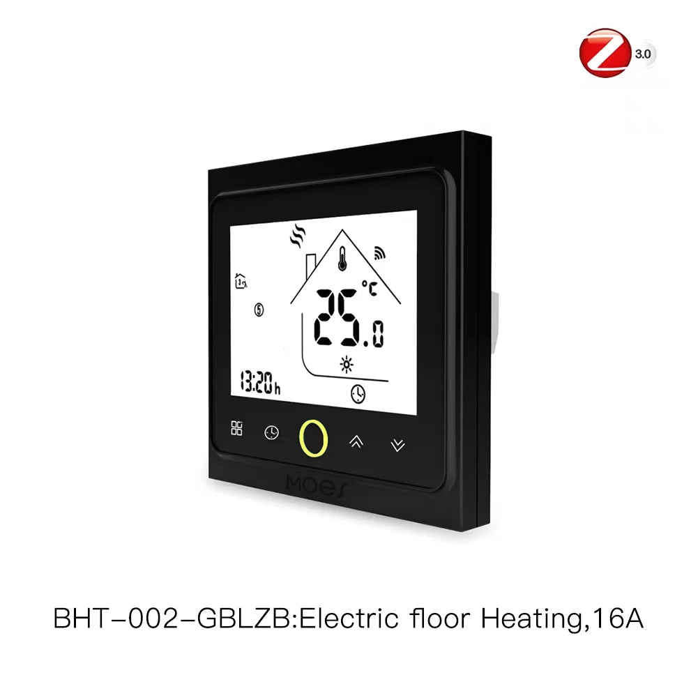 ZigBee Smart Thermostat Temperature Controller Hub Required Water/Electric floor Heating Water/Gas Boiler with Alexa Google Home