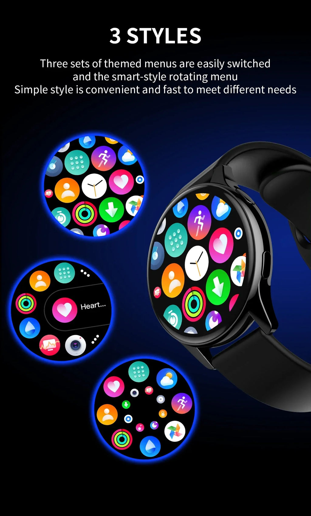 New Women Bluetooth Call Smart Watch HeartRate Blood Pressure Monitoring Smartwatches IP67 Waterproof Men Smartwatch+Box