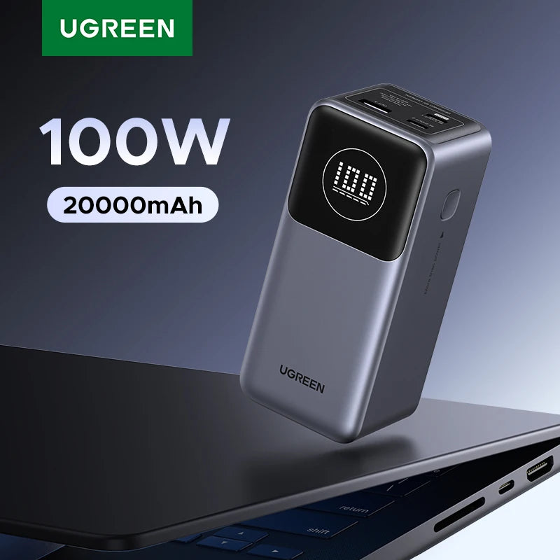 Portable Power Bank 130W 20000mAh PD Fast Charging Battery Pack Tidesmit