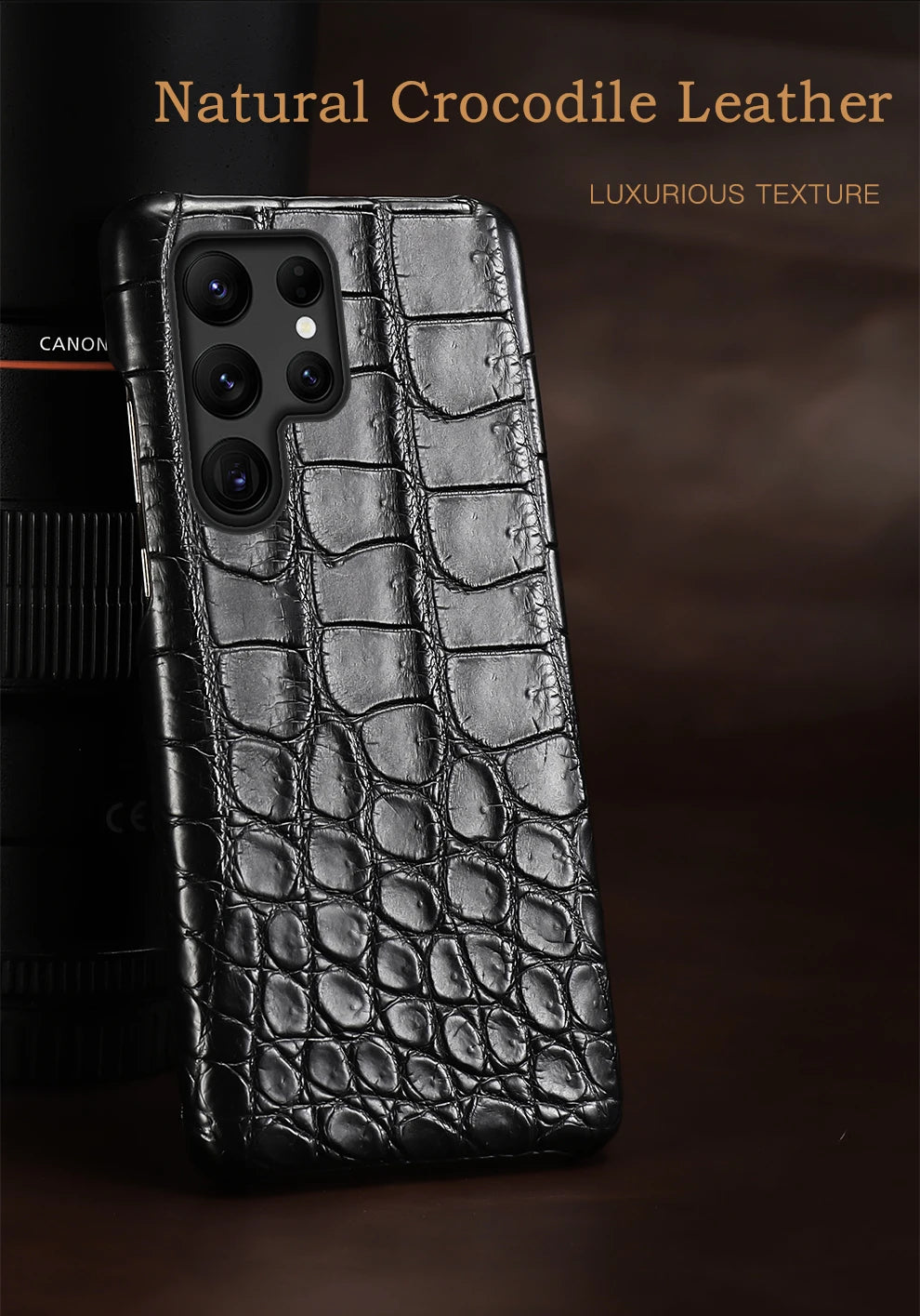 Samsung Galaxy S25 Ultra Leather Case - Slim Military-Grade Protection Tidesmit