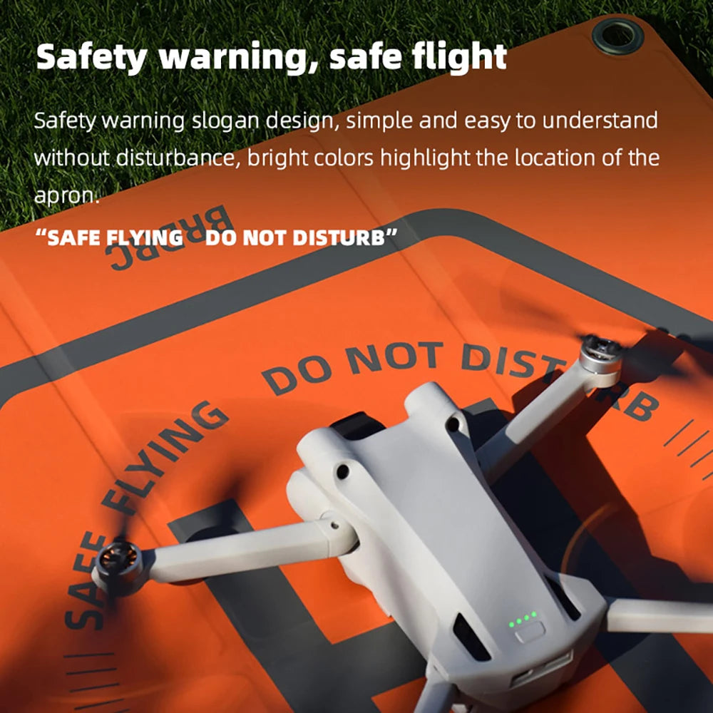 Foldable Drone Landing Pad for DJI - Waterproof 65cm Mat Tidesmit