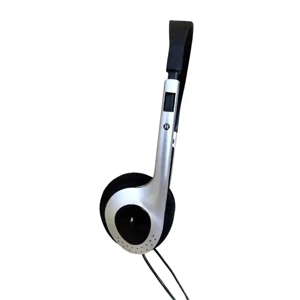 Retro Y2k Over-Ear Headphones Wired - Lightweight Black Audio Black Tidesmit