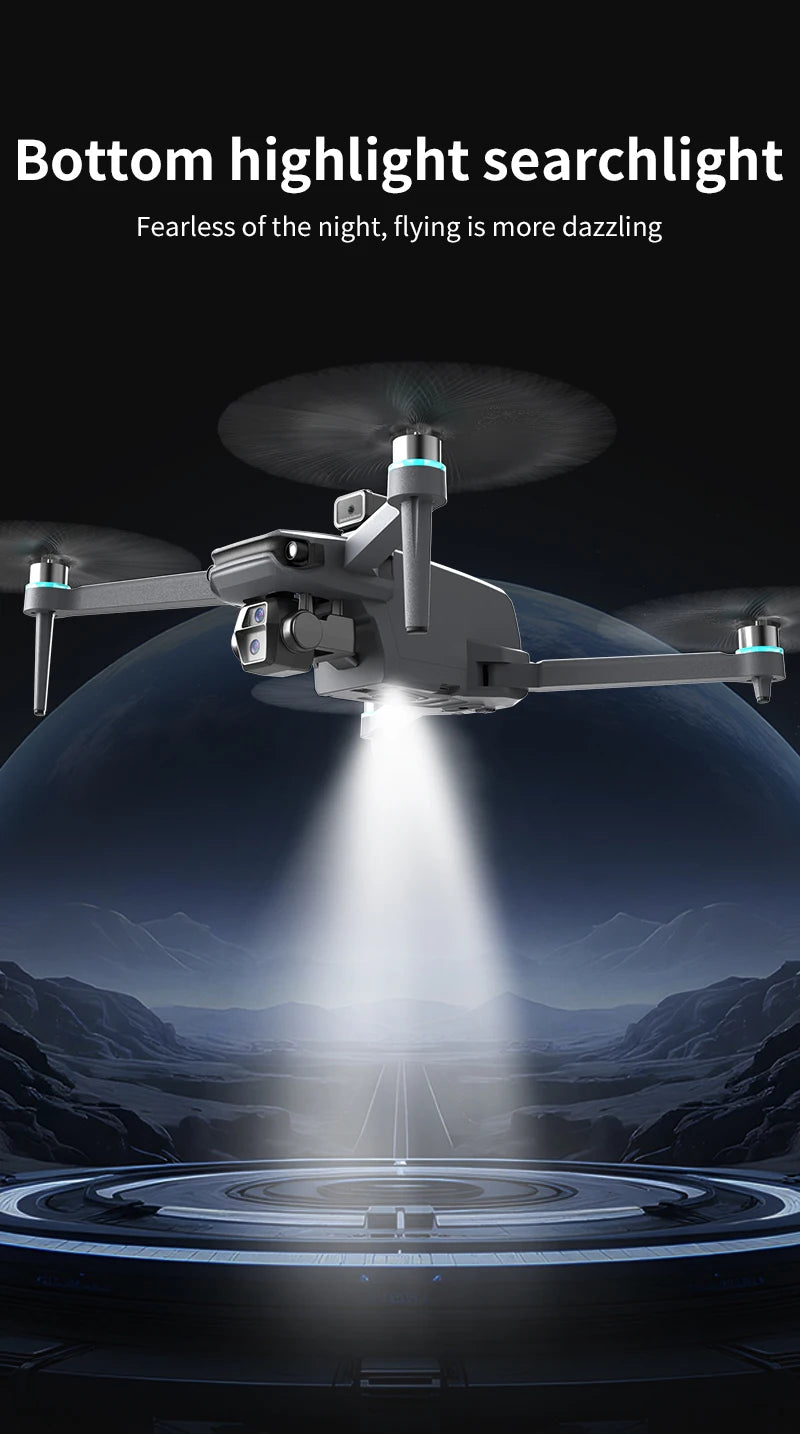Tidesmit SG603 GPS Drone with 8K Camera, Brushless Motor & Obstacle Avoidance Tidesmit