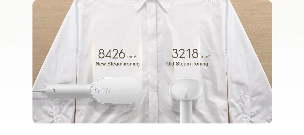 Tidesmit MIJIA handheld garment steamer and electric clothes iron for efficient fabric wrinkle and mite removal.