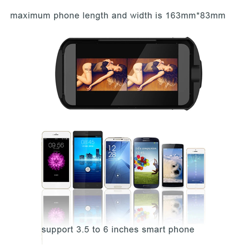Foldable VR Headset for Smartphones - Lightweight 3D Virtual Reality Glasses Tidesmit