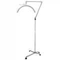Half Moon LED Floor Light | Adjustable Beauty Lamp for Content Creators silvery Tidesmit