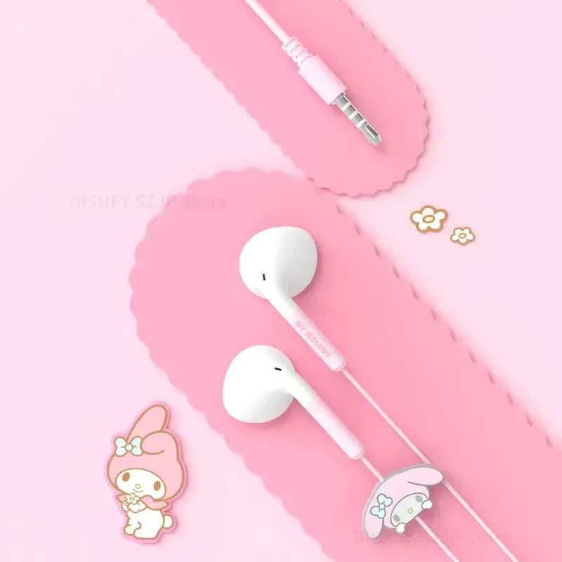 Sanrio Wired Earbuds Noise Isolating Audio Buds by Tidesmit - 4 Styles Tidesmit