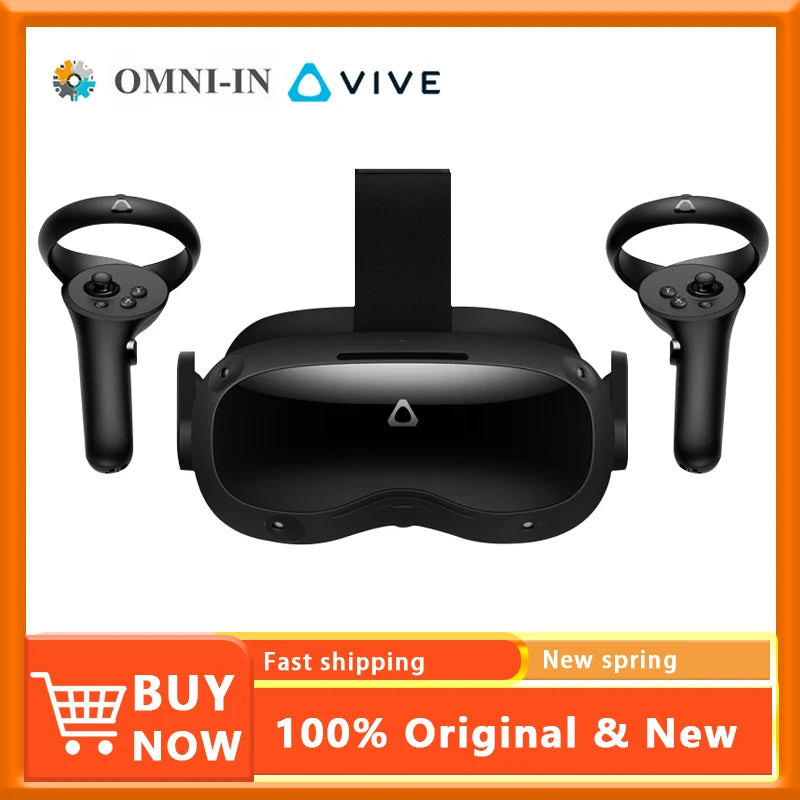 HTC Vive Focus 3 VR Headset: 5K Wireless PC VR System - Tidesmit Tidesmit