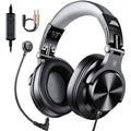 Wired Gaming Headset with Detachable Mic and Hi-Res Audio Black-Gray Tidesmit