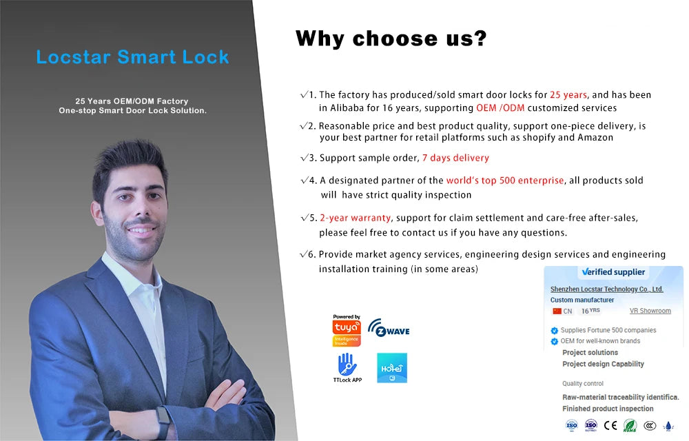Security Residential Electronic Lock Serure De Porte Cerradura Inteligente Para Puerta Digital Tuya Smart Door Lock With Camera