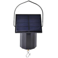 Solar Motor Wind Spinner - Black Rotating Hanging Ornament black Tidesmit