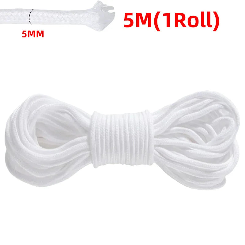 5-20M Self-Watering Wick Cord Vacation Planter Pot DIY Automatic Watering Device System Potted Auto Drip Waterer Cotton Rope