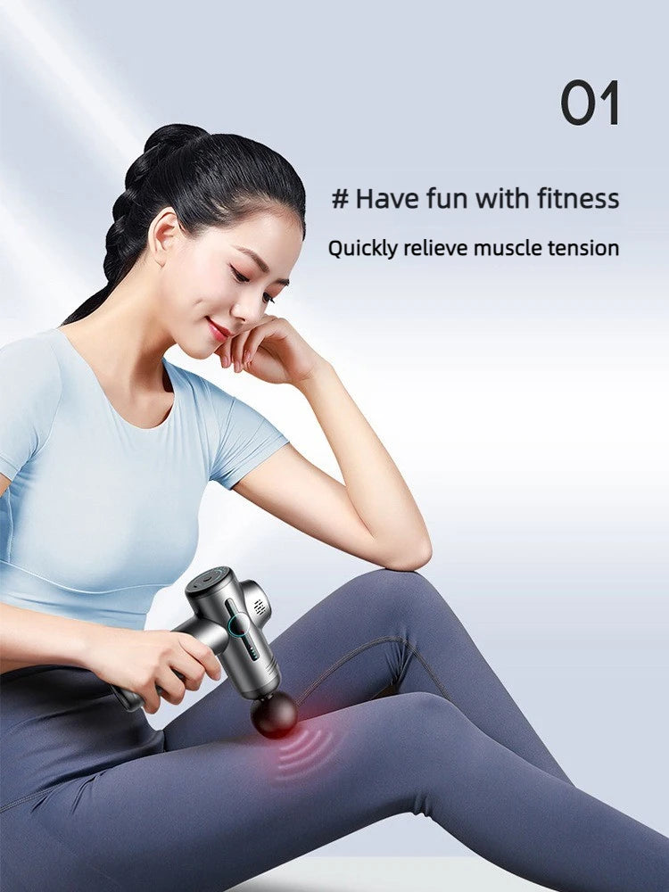 Tidesmit Muscle Massage Gun: Deep Tissue Percussive Therapy Device Fascia Gun Tidesmit
