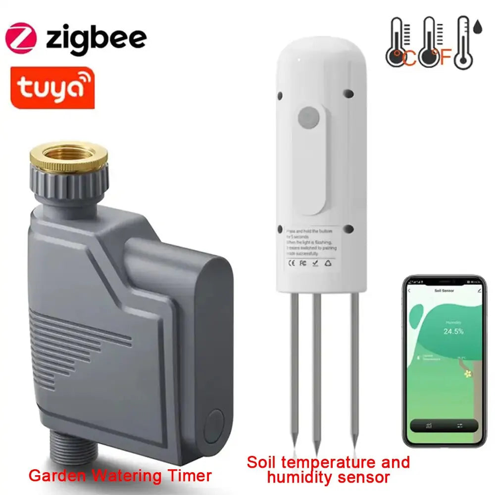 Zigbee Smart Water Valve Controller for Automated Irrigation Tidesmit