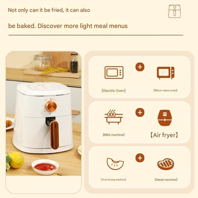 Wholesale 4L air Fryer, High-power Household, Fuel-efficient, Baked Food, Delicious Meat