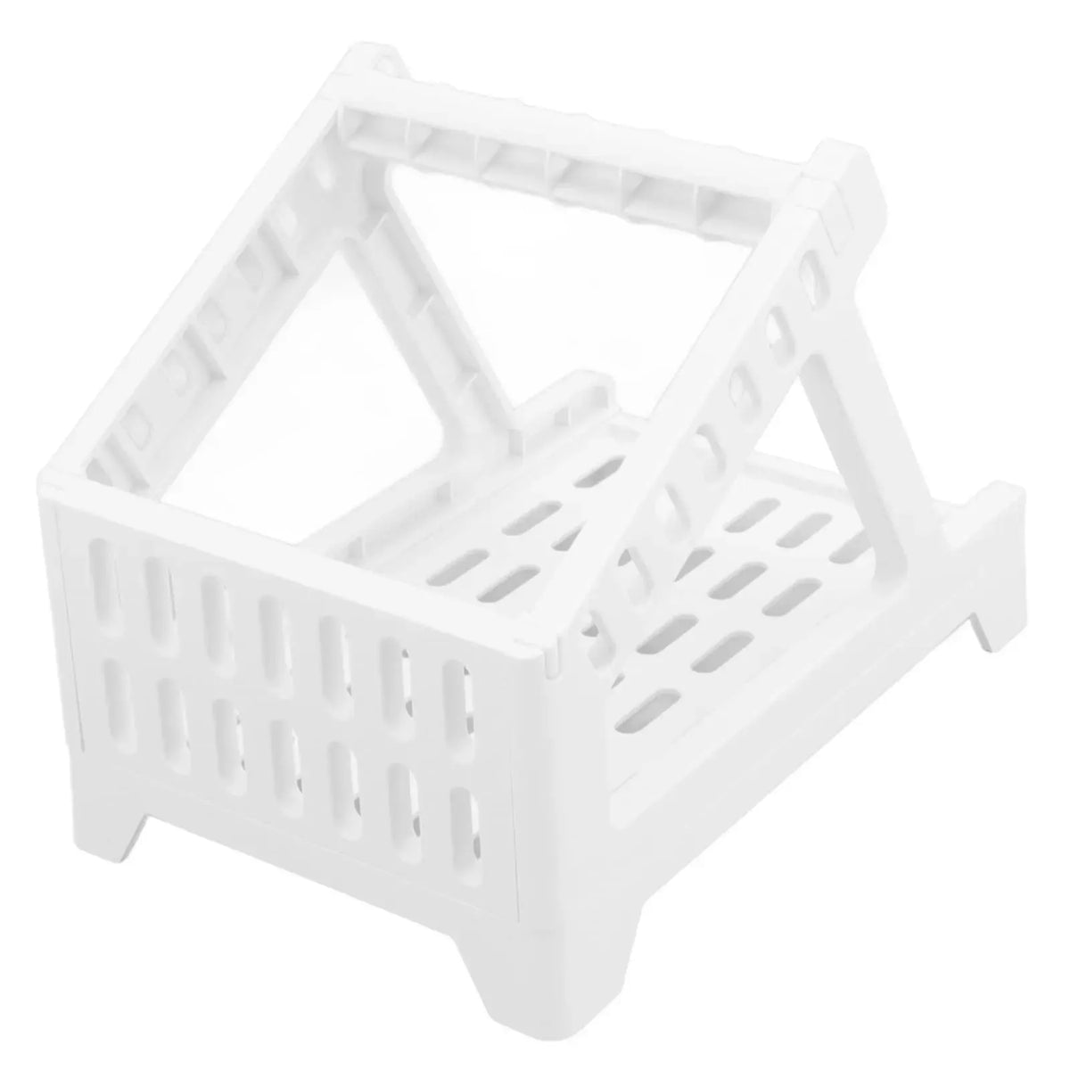 White plastic label holder tray for thermal shipping label sheets
