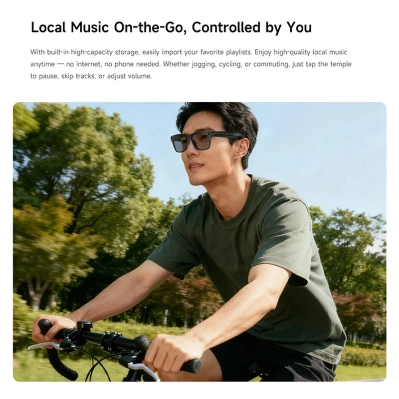 Smart Glasses with HD Camera & Bluetooth Audio - Tidesmit Tidesmit