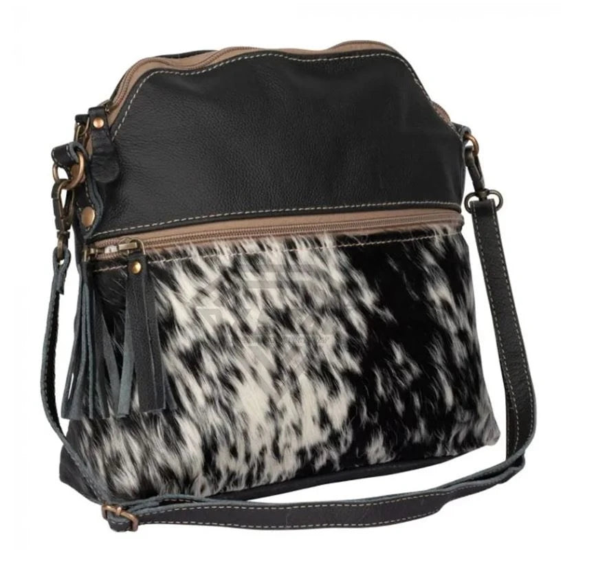 Premium Quality Leather Cowhide Hair on Crossbody Shoulder Bag for Women Luxury Handmade Designer Handbag Wholesale