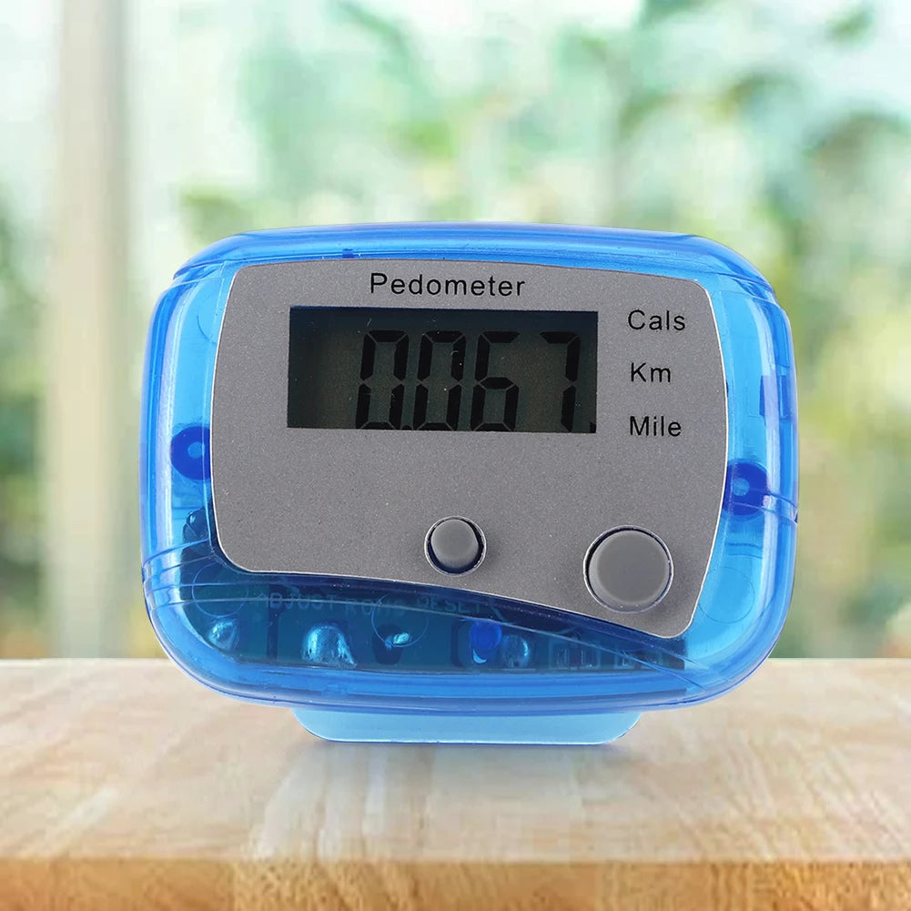 Walking Pedometer Portable Pedometer Multi-Function Accurate Step Tracker Mile Kilometer Calorie Calculation for Outdoor Sports