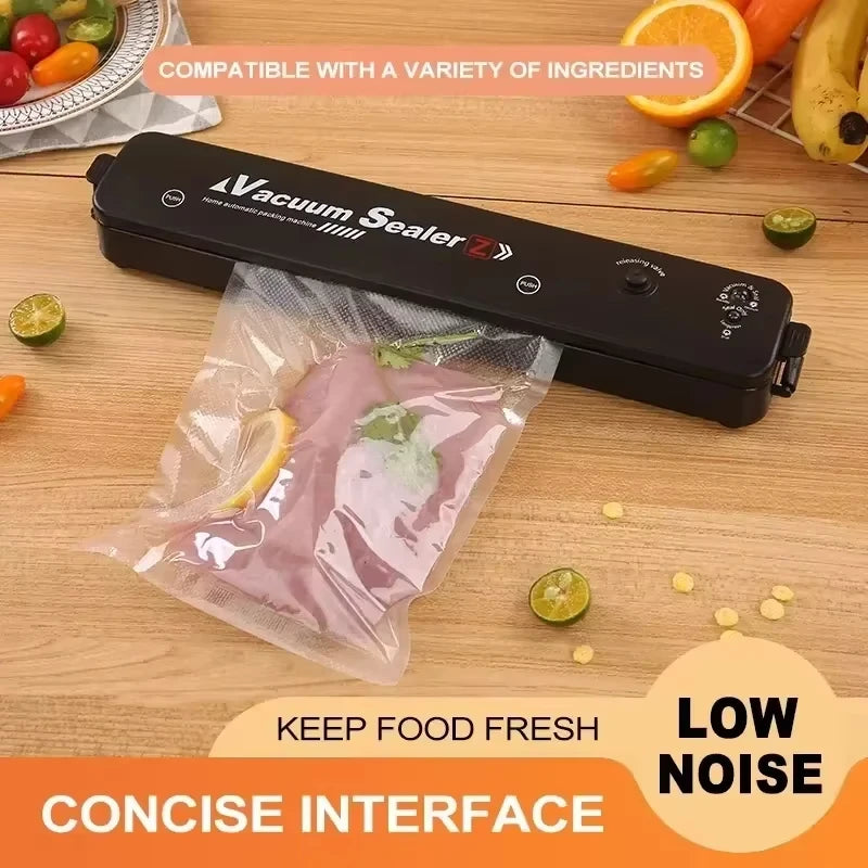 Food Sealing Machine Vacuum Sealing Machine Portable Automatic Packaging Machine Kitchen Helper Keep Food Fresh 220V For Home