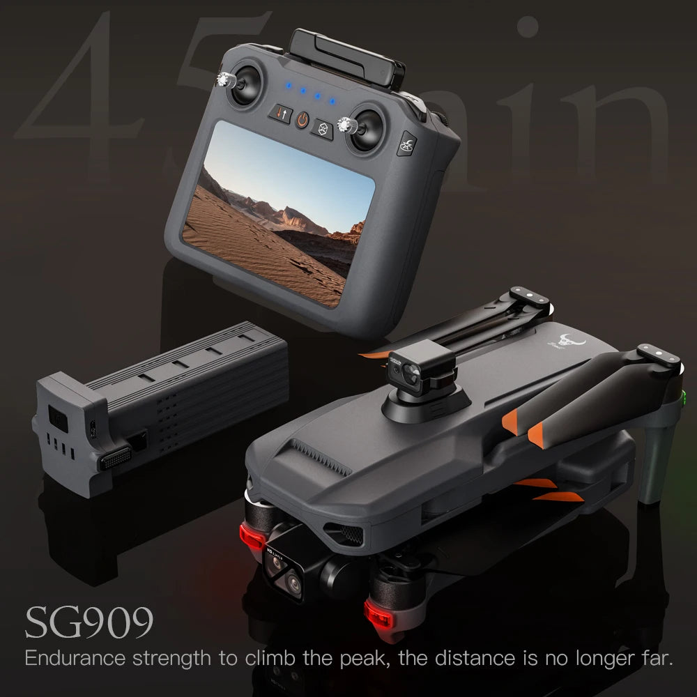 4K GPS Camera Drone with Obstacle Avoidance - Foldable SG909 MAX Tidesmit