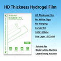 50Pcs MZSeries 120x180mm Matte Anti-peep HD Privacy Flexibility Hydrogel Film For Mobile Phone Screen Protector Cutting Machine