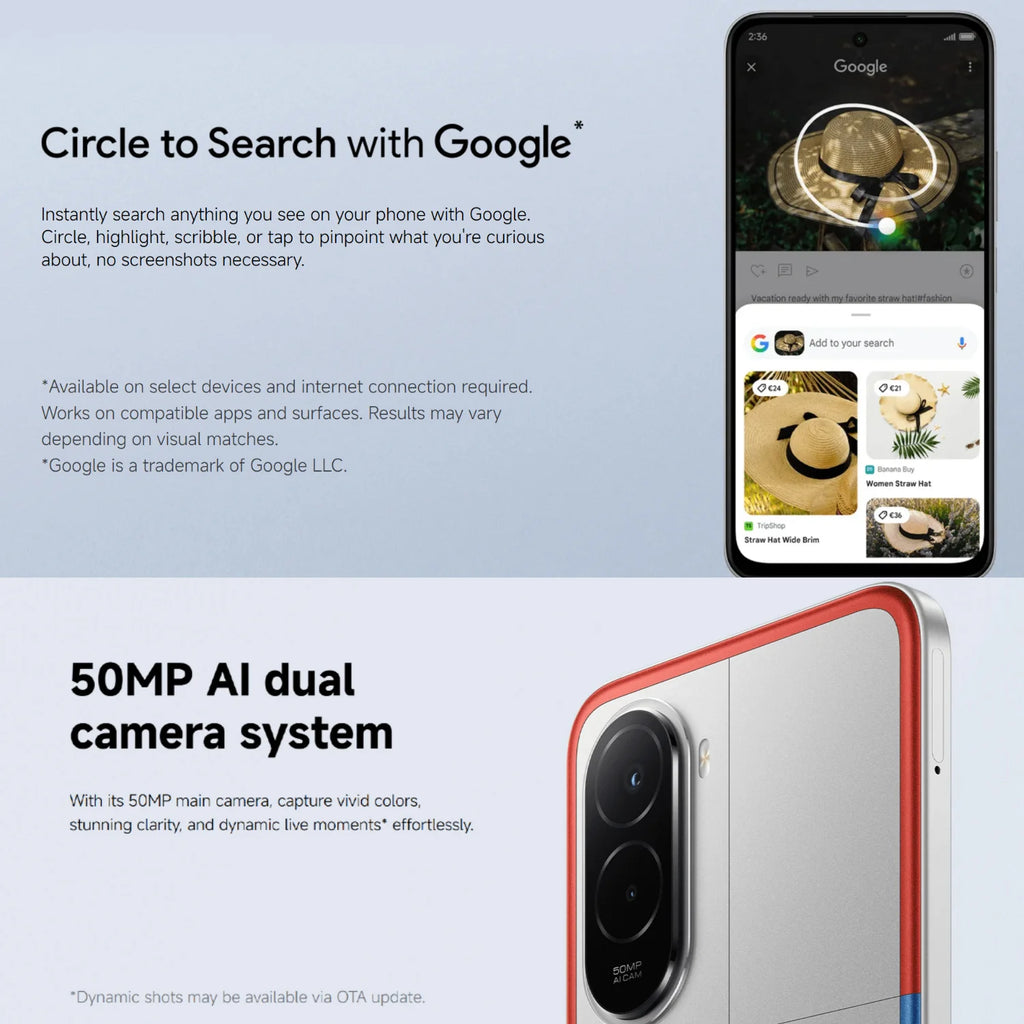 POCO M7 4G 8+256GB Global Version 6.9" 144Hz Powerful Snapdragon® 685 50MP AI Camera 7000mAh 33W Fast and 18W Reverse Charging