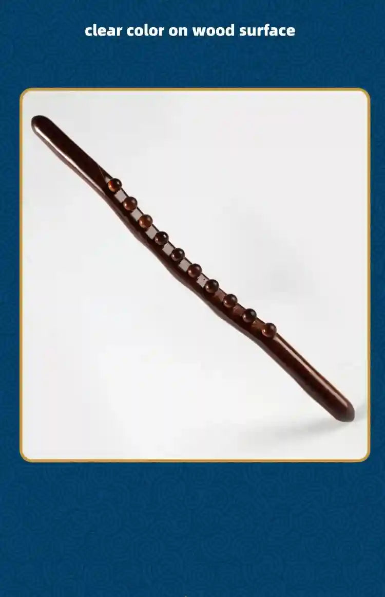 Massage Stick for Back Therapy | Wooden Gua Sha Muscle Relief Roller Massage Roller Tidesmit