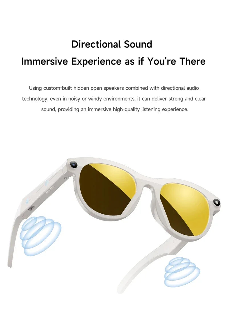 Smart Glasses with AI Translation and Bluetooth Audio | Tidesmit Tidesmit